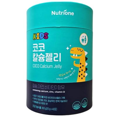 Nutrione Kids Желе Кокос Кальций Цинк Витамин D 10 шт, 800 г, 1 штука