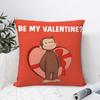 Good Night George C-Curious Monkey Pillow Case Plush Fabric Soft Pillowcase Double Sided Print Cushion Cover Throw Pillow Cover