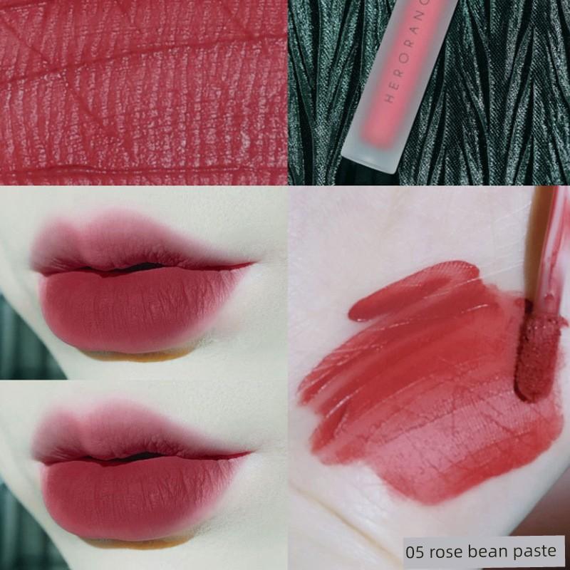 Velvet Matte Lipstick Lip Gloss for Stage Makeup, Special Cosmetics for Latin Dance, Non-Fading Lip Color Mud