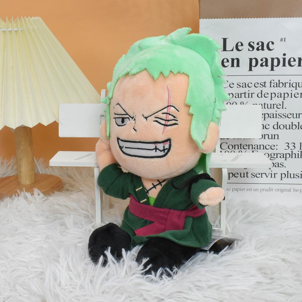 One Piece Original Plush Toy Luffy Chopper Ace Roronoa Zoro Cartoon Anime Cute 8 Inch Stuffed Doll for Kids Xmas Gifts 20CM