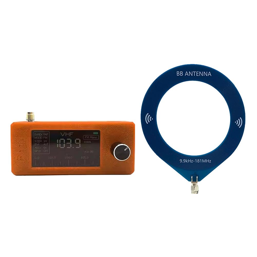 SI4732 0.5-108мгц DSP Чип Карманное Мини Радио LSB USB AM FM FM/AM Радио 1.9-дюймовый IPS Экран Всеволновой Радиоприемник с Антенной