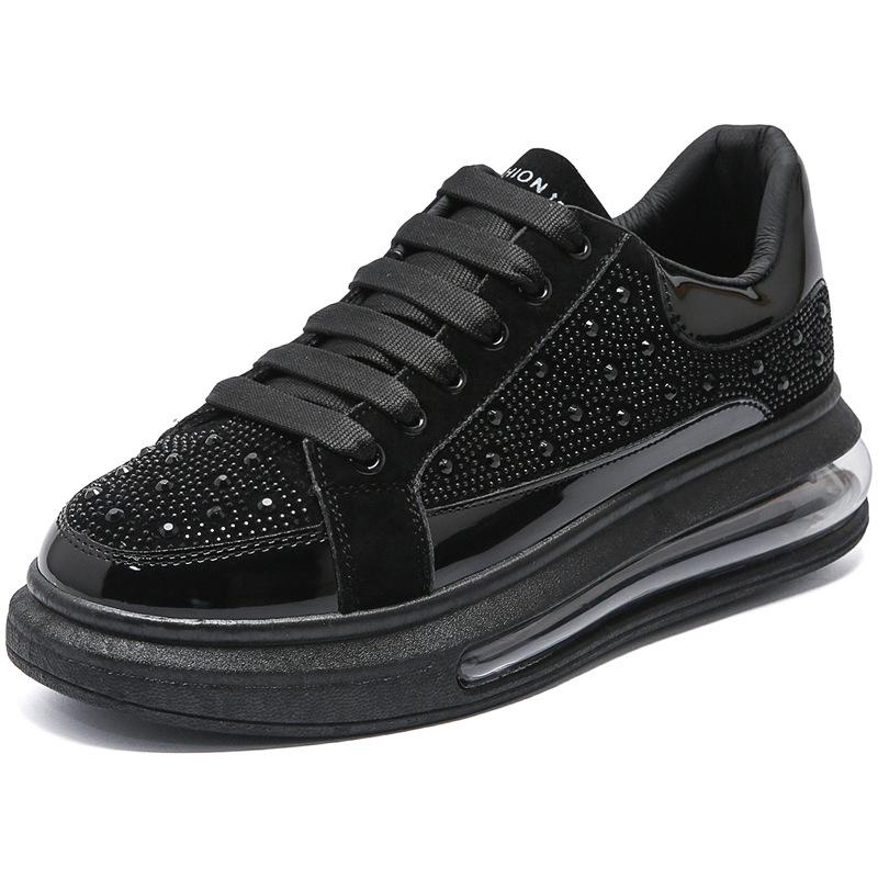 Весенняя дышащая мужская обувь из воловьей кожи, легкая повседневная спортивная обувь