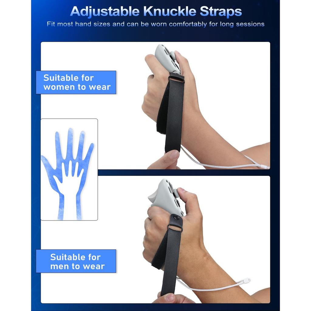 Controller Handle Q3 VR Accessories Handle Cover VR Touch Controller with Silicone Cover Anti Slip Finger Rod Cover