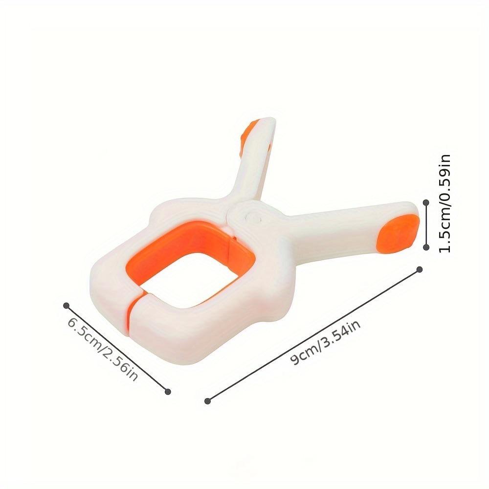 3 шт. Не оставляющий следов ветрозащитный зажим для сушки одеяла на открытом воздухе на балконе, большой зажим, большой пластиковый зажим