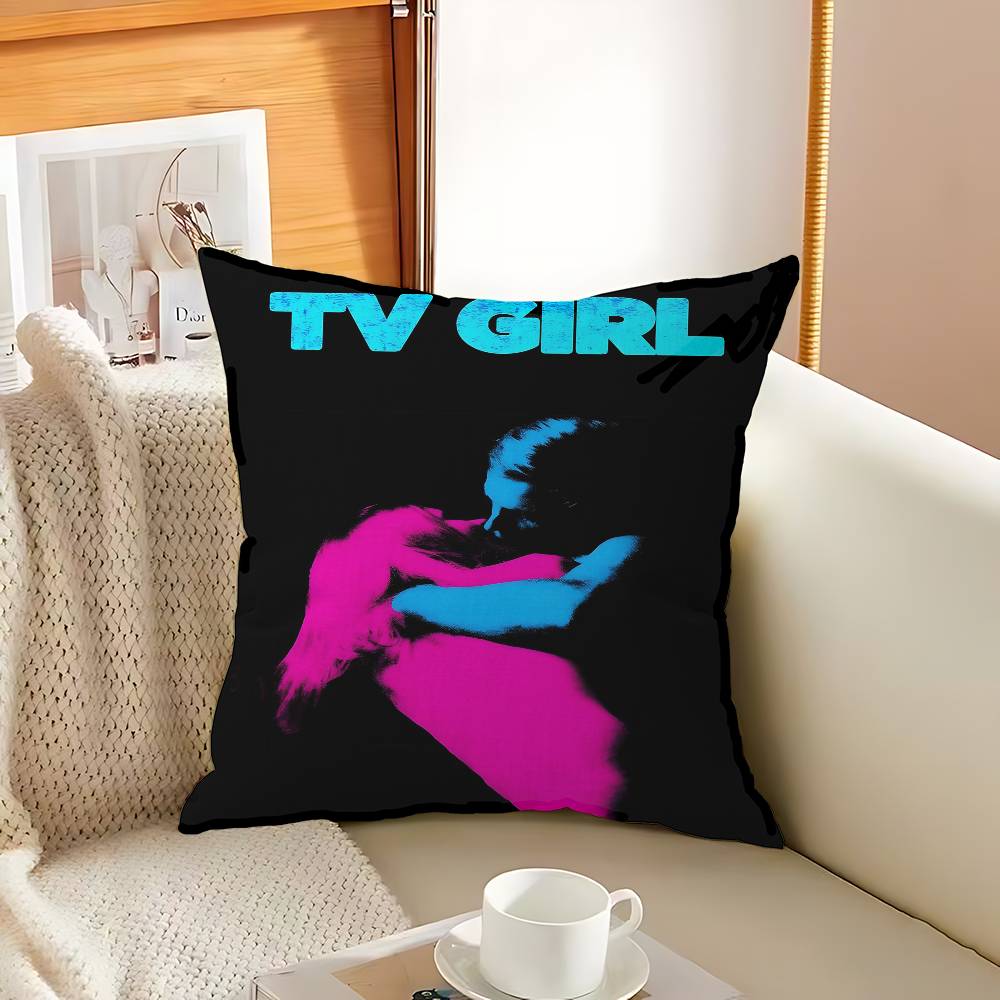 Чехол для подушки с изображением девушки T-Tv, которой действительно не все равно, Декоративная подушка, Диван, Домашний декор, Чехол, Наволочки