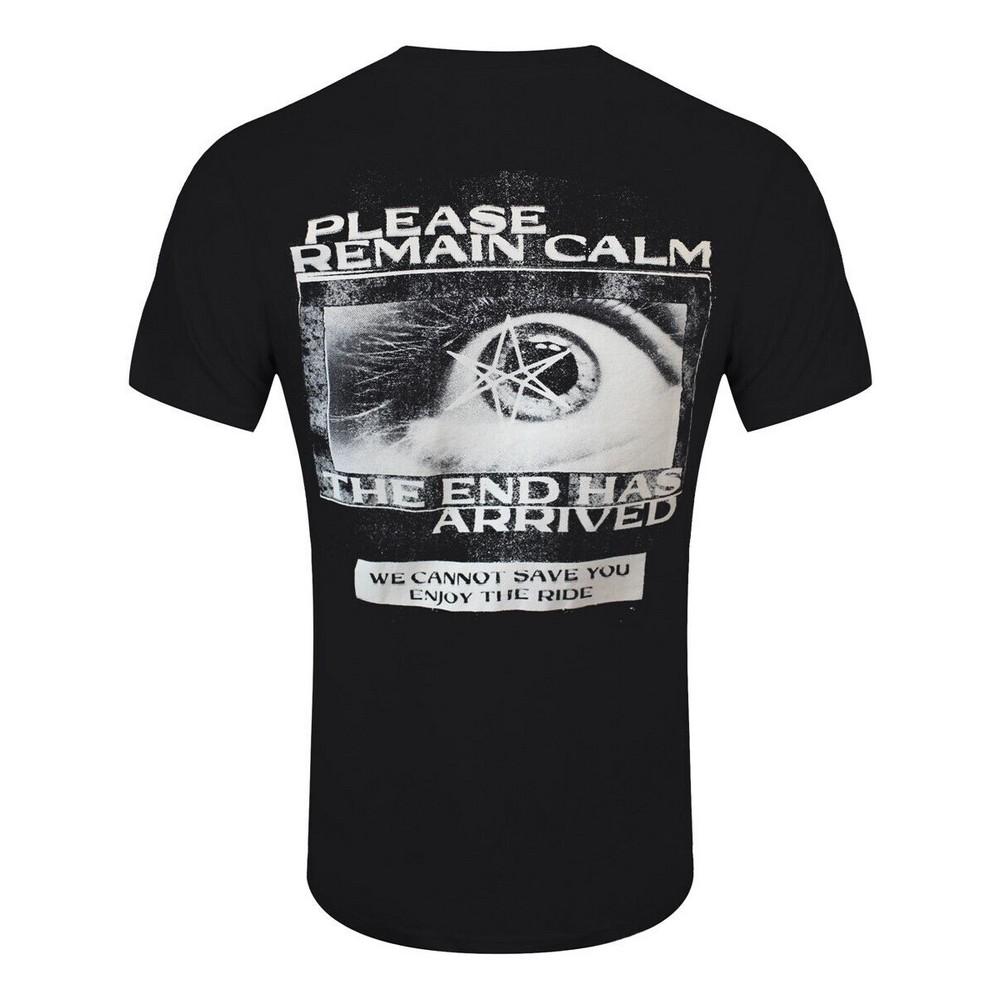 Bring Me The Horizon Unisex Adult Remain Calm Back Print T-Shirt