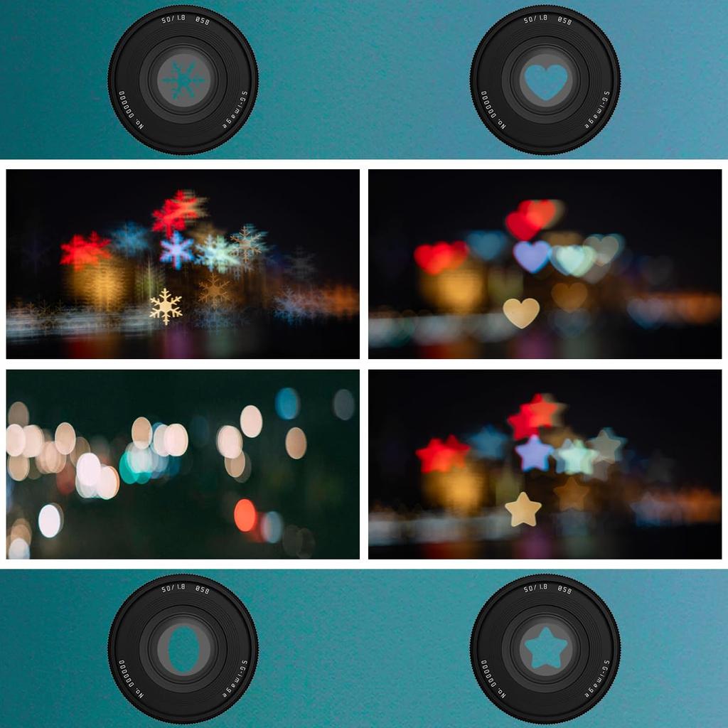 50mm Phantom Z Single Large Variable 4 Pattern Bokeh Options MF Black SG-image F1.8 Lens, Full-Frame Compatible, Mount, Focus, Aperture, Aperture,