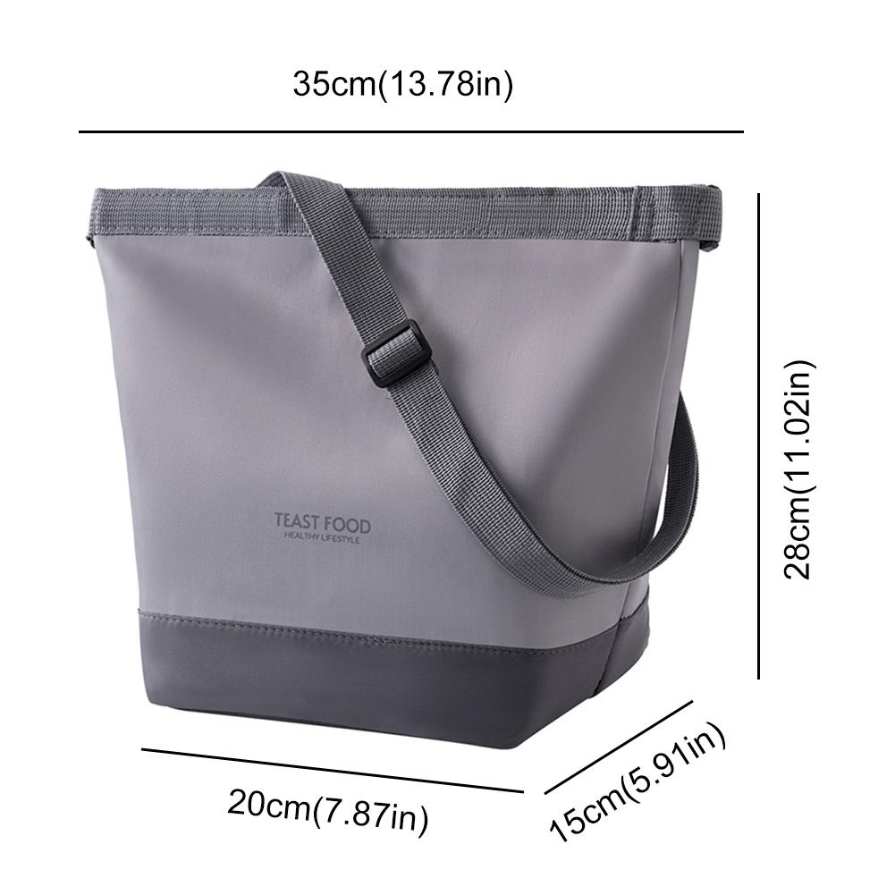 2026 2-in-1 Insulated Lunch Bag for Women Multi Purpose Lunch Tote Bag Large Capacity Quilted Handbag Travel Picnic Lunch Box