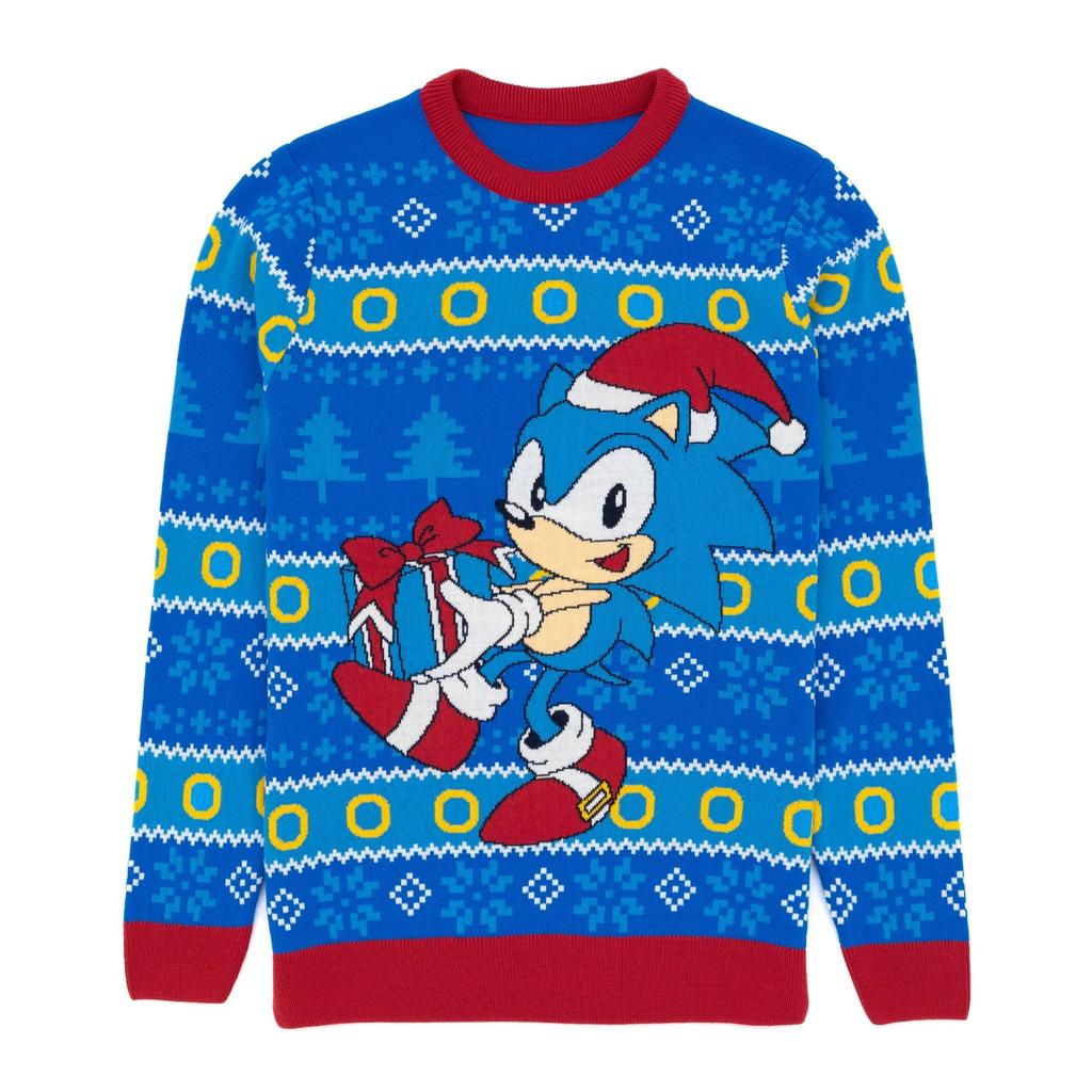 Sonic The Hedgehog Unisex Adult Knitted Christmas Jumper