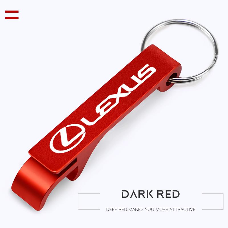 Car Logo Beer Bottle Opener Keychain Metal Key Ring For Lexus F SPORT ES RX NX LS UX LM LX GX LC RZ IS CT GS RC HS SC TX LBX IS3