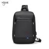 Men's Backpack USB Charging Chest Bag Small Crossbody Bag 14 Inch Laptop Bag Male Messenger Bag Junior High School College Students School Bags