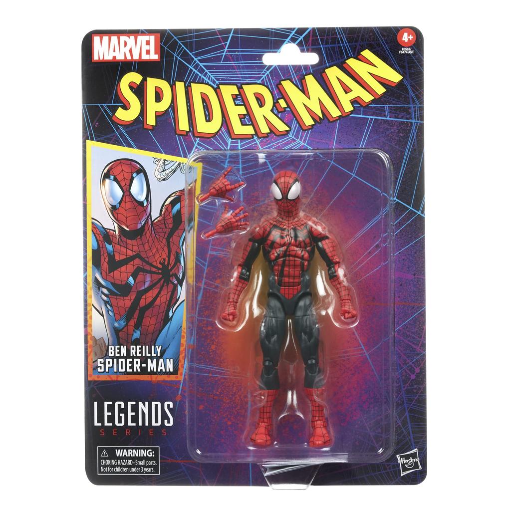 Hasbro MARVEL Hasbro Marvel Legends Series Ben Reilly Legend 6 Inch Size Action Figure with 2 Accessories F6567 Genuine Product Spider-Man, Spider-Man