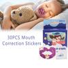 30Pcs Mouth Correction Stickers Kid'S Night Sleep Tape Lip Nose Breathing Patch
