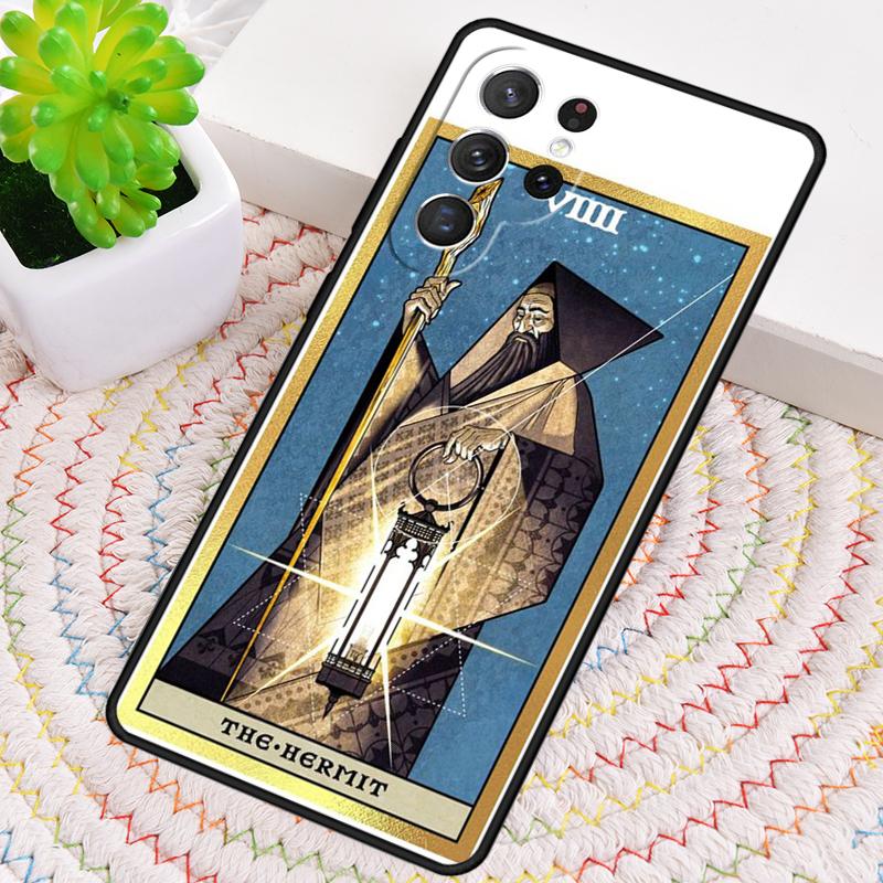 Чехол для телефона из ТПУ с картой Таро Отшельник Для Samsung Galaxy note 10 pro S26 S25 S24 S23 S22 Ultra Plus S21 FE S20 Ударопрочный чехол