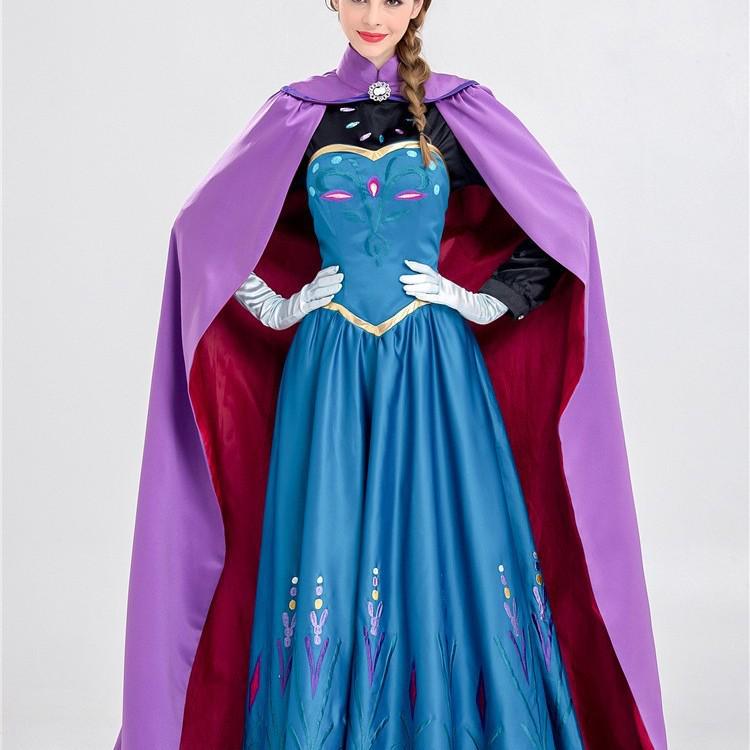 Women's Frozen Anna Halloween Cosplay Costume