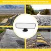 Interior Rear View Mirror Glass Suction Cup Stick On Wide Car Universal Truck