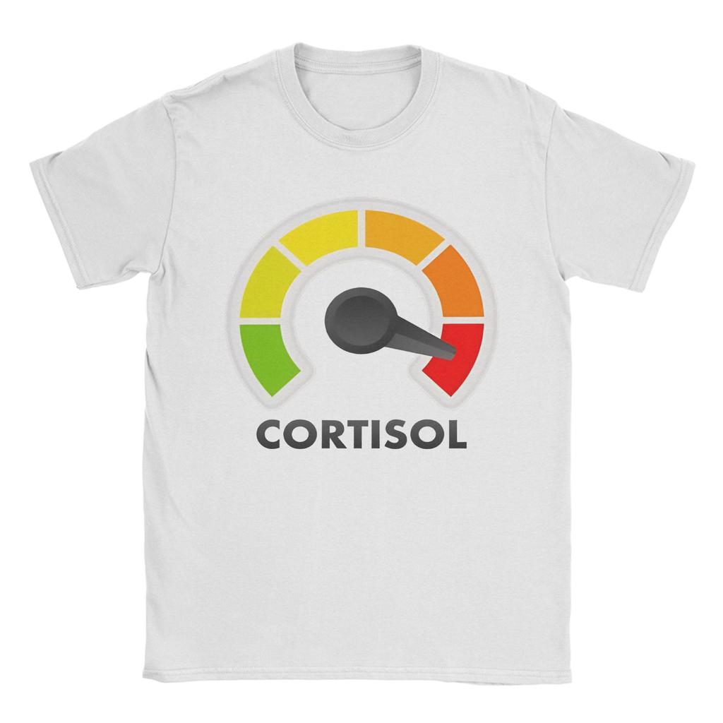 Unisex Unisex Tshirt Funny Low Cortisol Levels Meme Vintage Pure Cotton Tees Short Sleeve T Shirts O Neck Clothes Party