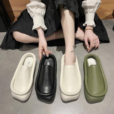 Женские тапочки на платформе, дизайнерские сандалии с мягкой подошвой, новинка, пляжная обувь, лето 2024 года, тапочки, индивидуальные тапочки с носками на платформе