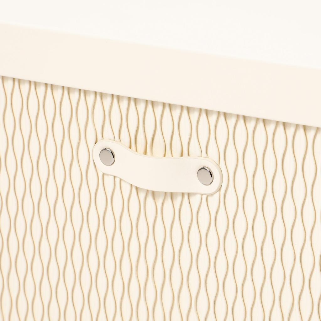 Francfranc [Online Shop Exclusive] Wave Large Box, Ivory, Storage Box, New Life, Moving