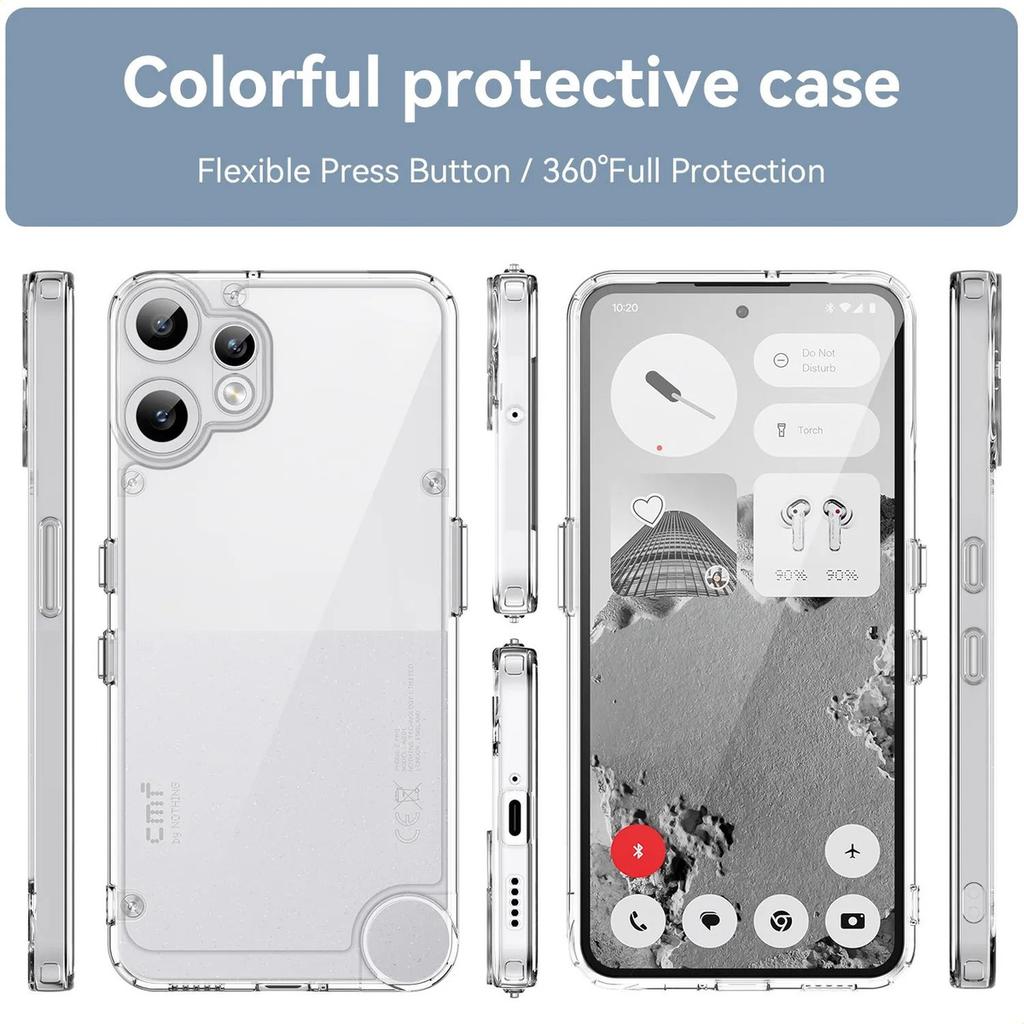 Phone Case For Nothing Cmf Phone 2 Pro , Clear Transparent Phone Case Cover For Nothing Cmf Phone 2 Pro