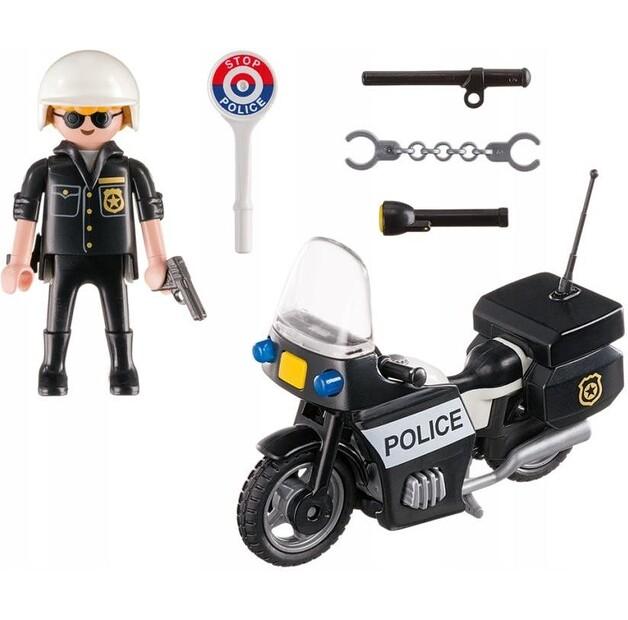 Конструктор Playmobil Полиция Мотоцикл, 5648