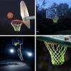 Nightlight Basketball Net Replacement Nylon Glowing Basketball Hoop Rim Net Standard Size Glowing Basketball Net