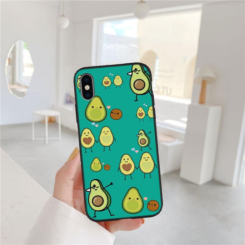 CJ13 Avocado fruit art Phone Case for Samsung Galaxy A11 A12 A13 A15 A52S A53 A55 A56 A70 A71 A72 A73 F06 F16 F56 S10 Plus S10e