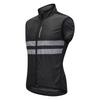 Reflective Cycling Jersey Safety Sleeveless Cycling Night with Back for Road and Outdoor Size L Windbreaker, Thin, Lightweight, Vest, Jacket,