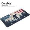 Front License Plate Cover, American Flag Bigfoot Sasquatch Car Decor Accessory Aluminum Metal Rust-Proof US Car Plate Novelty Vanity Tag Cover