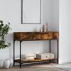 VidaXL Console Table Smoked Oak 100x34.5x75 Cm Engineered Wood 833395