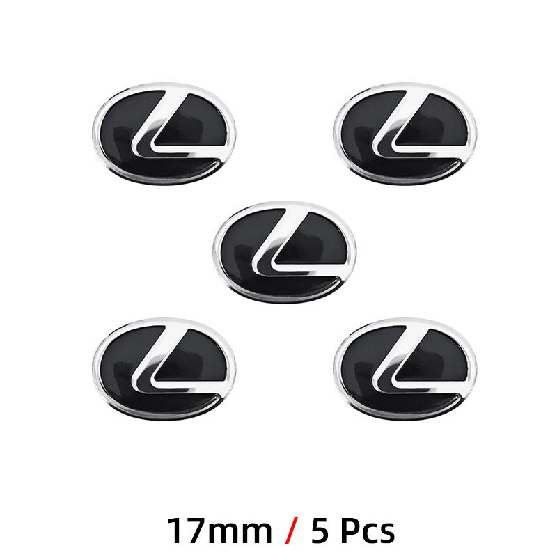 15mm 17mm Car Emblem Key Sticker Remote Control Key Logo Decal For Lexus ES GS GX IS LS LX RC 300 350 300h 330 400 RX270 450h ADW1