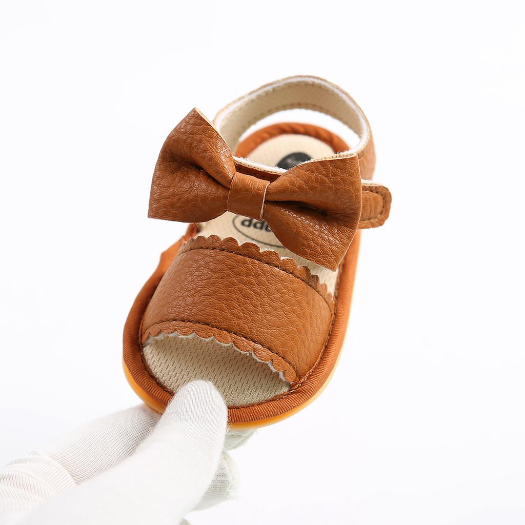 MYGGPP Summer Baby Sandals Baby Shoes Toddler Shoes Bow Shoes