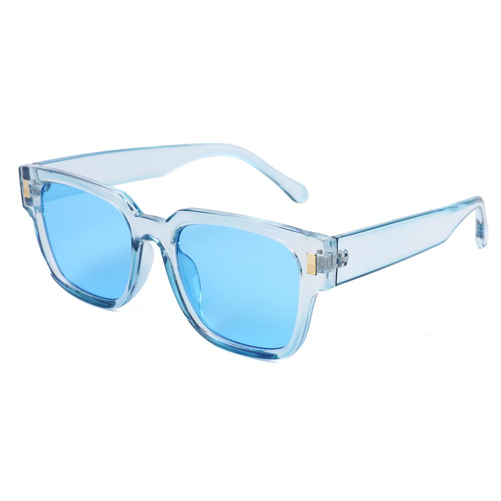 Retro Oversized Square Frame Sunglasses Leopard Print Thick Frame Cat Eye Unisex Fashion Accessories