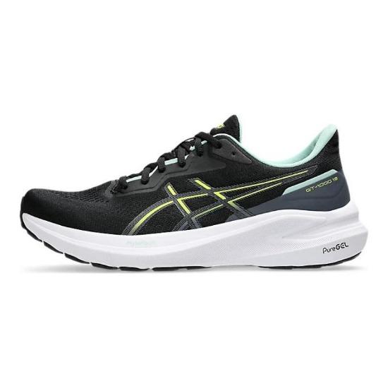 Asics GT-1000 13 Черные Защитные Желтые Мужские Кроссовки 1011B858-002