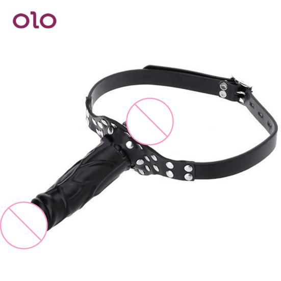 Секс-игрушка на ремне, цвет черный