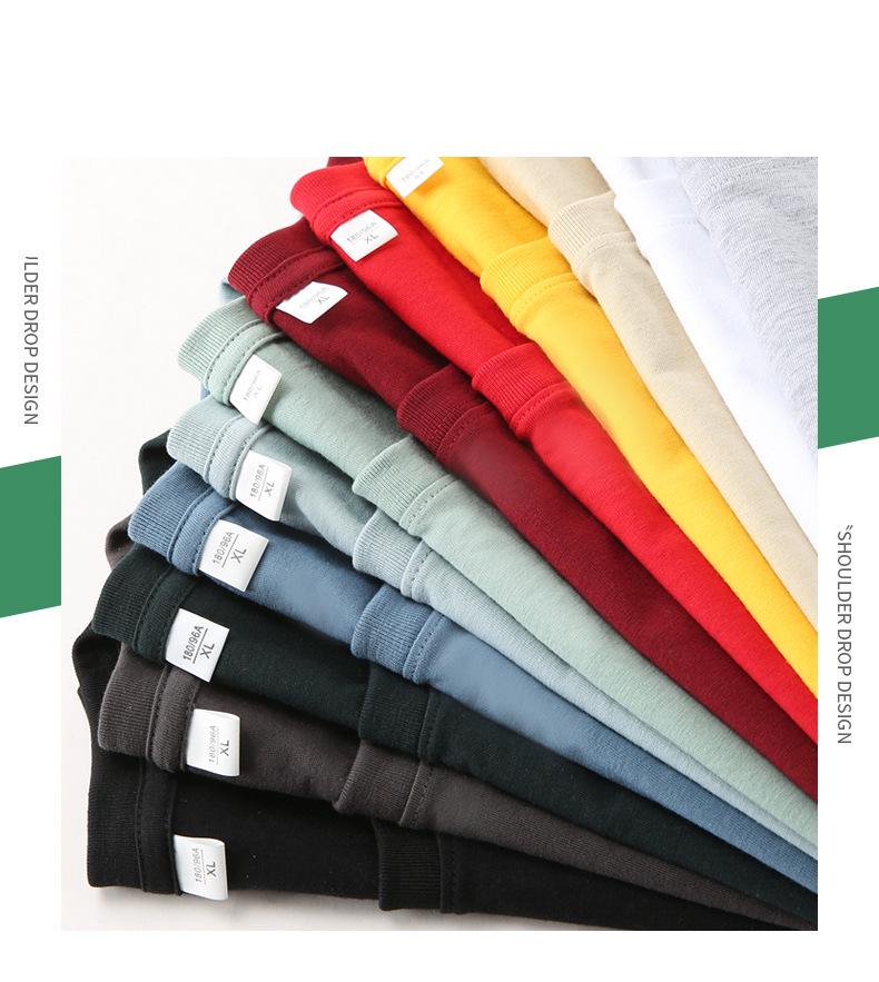 Мужская футболка большого размера с круглым вырезом, длинным рукавом, из гребенного хлопка - однотонная, стиль весна/осень