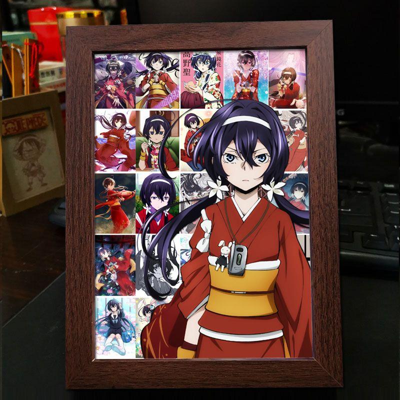 Рамка для фото в стиле аниме Bungo Stray Dogs: Дазай Осаму, Рюносуке Акутагава, Накахара Чуя - готовый стенд для фотоколлажа в подарок
