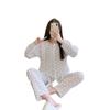 Мягкая хлопковая двухслойная одежда для сна для беременных: Дышащий, Удобный, Впитывающий пот для Всех Сезонов