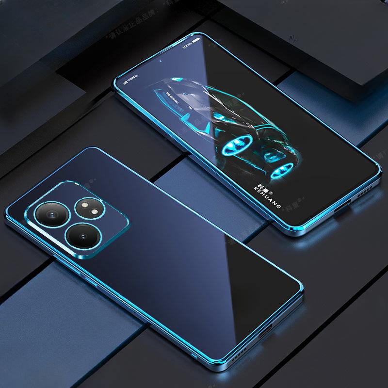 Для OPPO Realme GT Neo6 SE 6 6T гальванический чехол для телефона объектив все включено силиконовый мягкий чехол