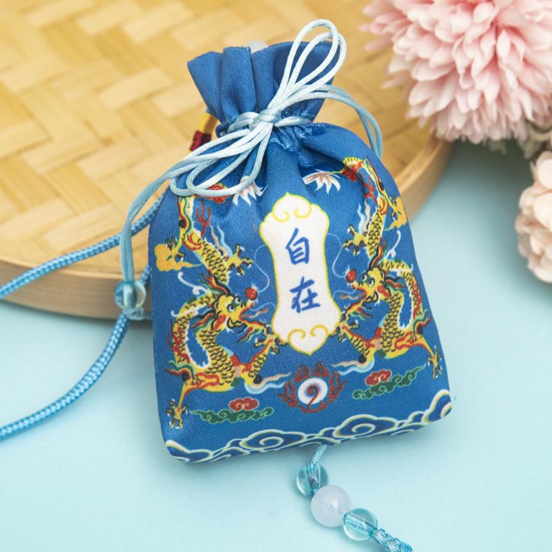 Сумка Dragon Year Fu Саше Новогодний автомобильный кулон Маленький пакетик Фестиваль лодок-драконов Сумка для ручной клади Древняя лавандовая сумка