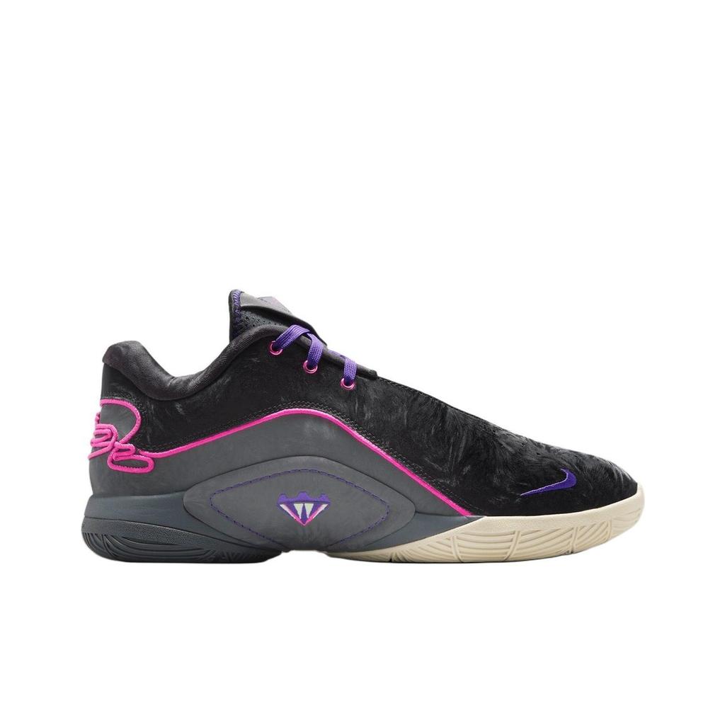 Nike LeBron 22 EP Blacklight Unisex Sneakers Dark-Grey Field-Purple Laser-Fuchsia FZ1095-001