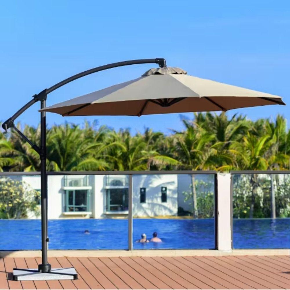 High Quality Patio Umbrella Round Outdoor Parasol Nordic Beach Umbrella  Balcony