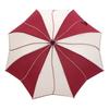 Large Flower Long Difficult To Get Piping X [Chinoiserie Modern] Umbrella, Women's, Motif, Umbrella, Deep, Wet, (Beige Red)