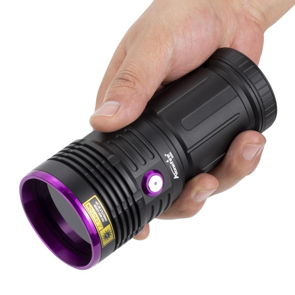 80W 365nm UV High Power Ultraviolet Flashlight USB Rechargeable Black Light Torch Curing Money Ore Scorpion Fluorescent Detector