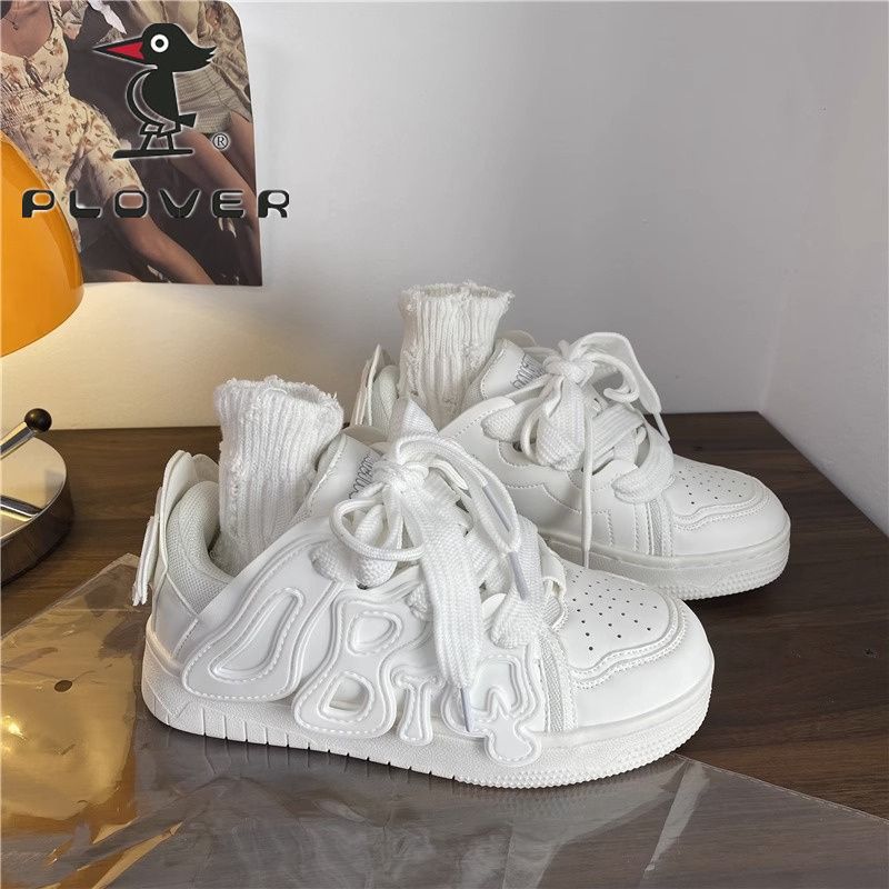 Guochao кеды женские в гонконгском стиле с надписью, студенческие белые кеды женские, популярные универсальные повседневные белые кеды