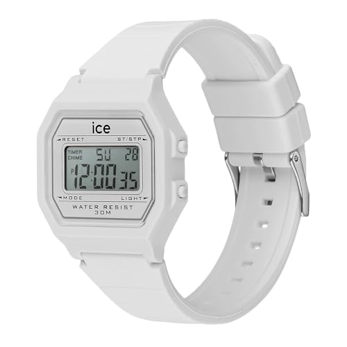Authorized Ice Watch Watch, Men's and Women's, 022899, ICE Digit Retro, White, Small, 32mm