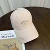 Trendy brand letter embroidery soft top big head circumference baseball hat female spring and autumn sunshade outdoor sun protection couple peaked cap