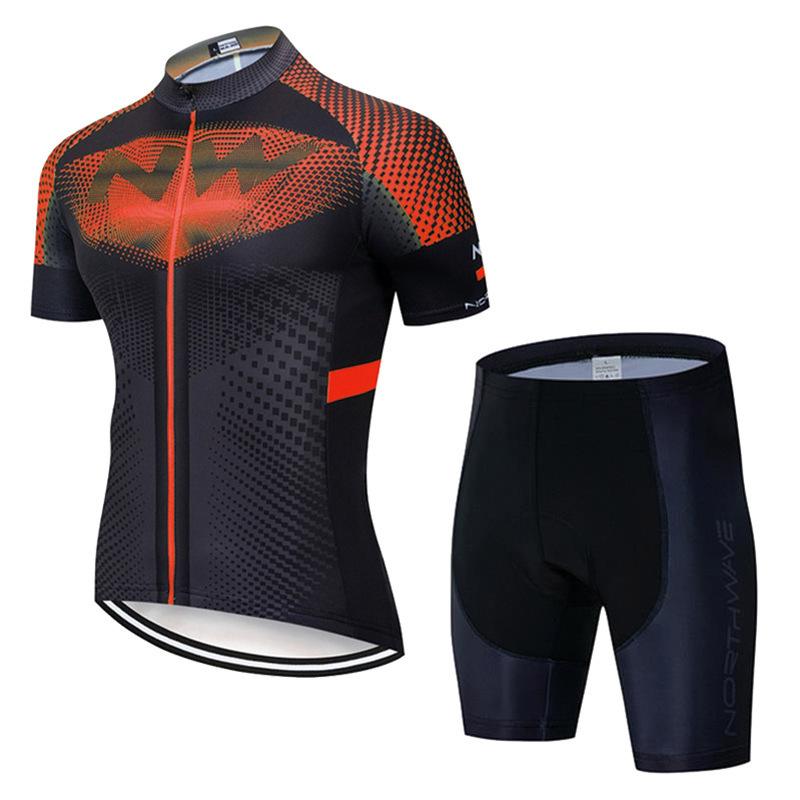 Team Edition Cycling Suit Short Sleeve Set Mountain Bike Road Suit Downhill Suit