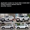 Для Toyota RAV-4 XA50 2020 Аксессуары Оконные защитные экраны Боковые хромированные оконные козырьки Защитные экраны для дверей Шторки для вентиляционных отверстий Вентиляционный козырек