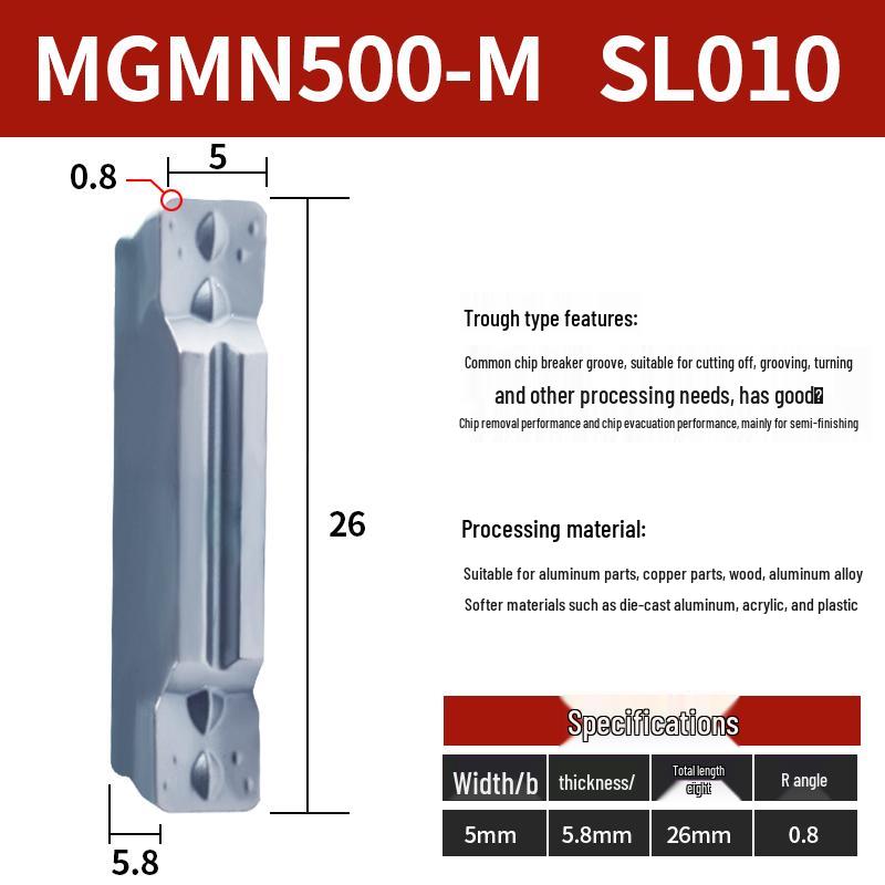 CNC Канавочные пластины MGMN300/400-M для нержавеющей стали, керамики, алюминия Токарный отрезной инструмент Вставки